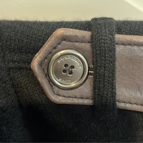 Burberry Brit shearling, leather and wool jacket - Picture 3 of 7